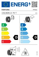 155/65R14 opona FORTUNA GOWIN HP 75T